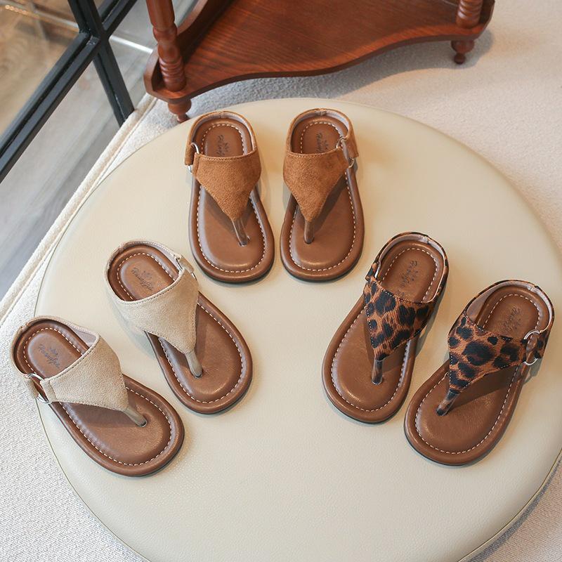 Korean Style 2026 Kids Flip-Flops: Summer Beach Thong Sandals for Boys and Girls