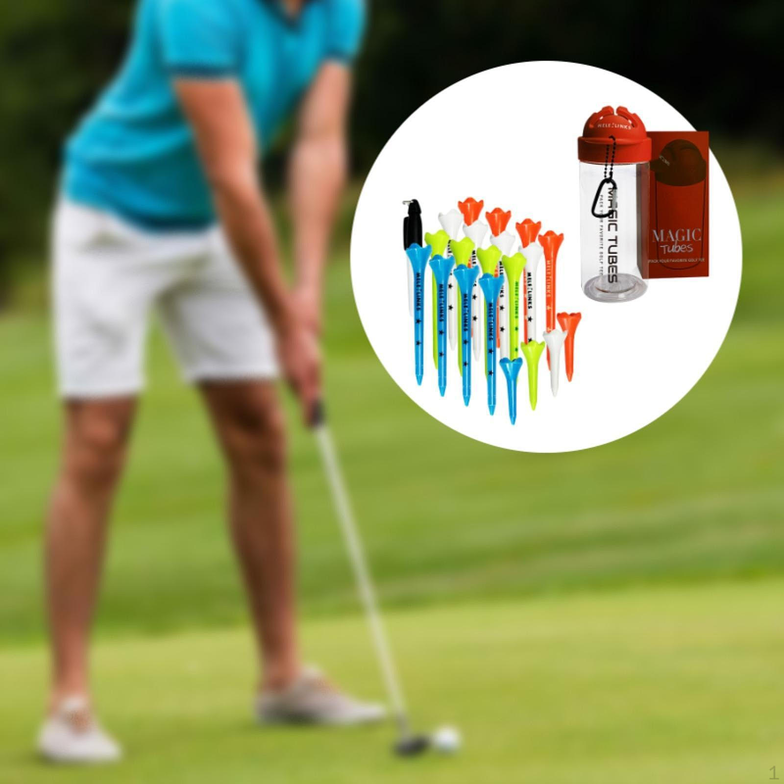 

Тримачі для гольфу з 20 предметів Аксесуари для тримача м’яча збільшують дистанцію гри в гольф червоний