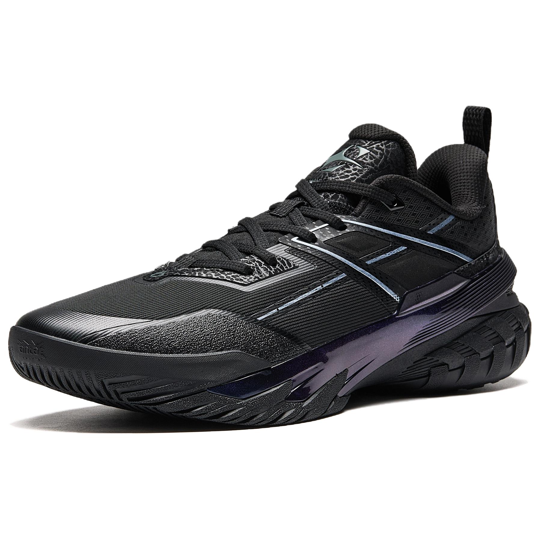 

New Anta Slip Resistant, Abrasion Resistant, Anti Rollover Low top Basketball Shoes Men s Black 912541602Q-1 43