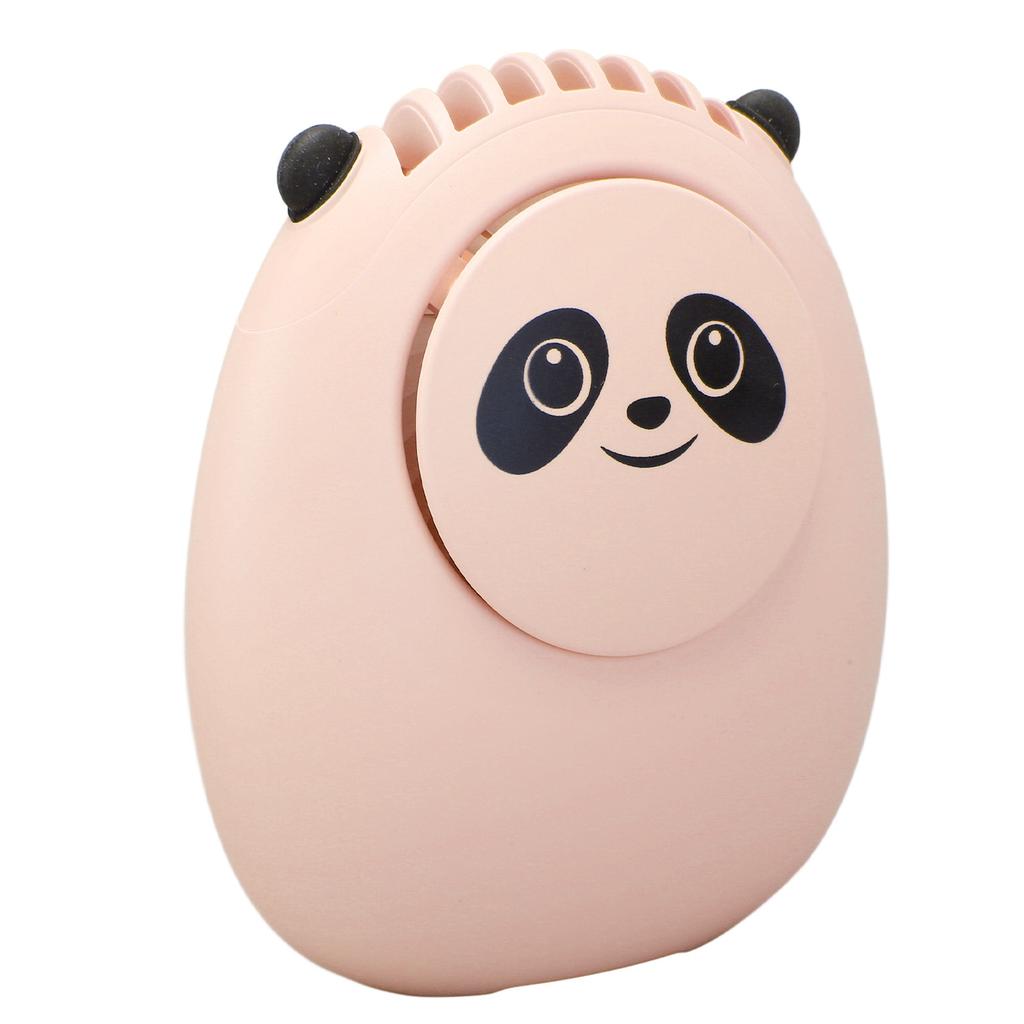Portable Neck Fan with Adjustable Lanyard Bracket USB Rechargeable Hands Free 3 Wind Speed Mini Hanging Neck Fan for