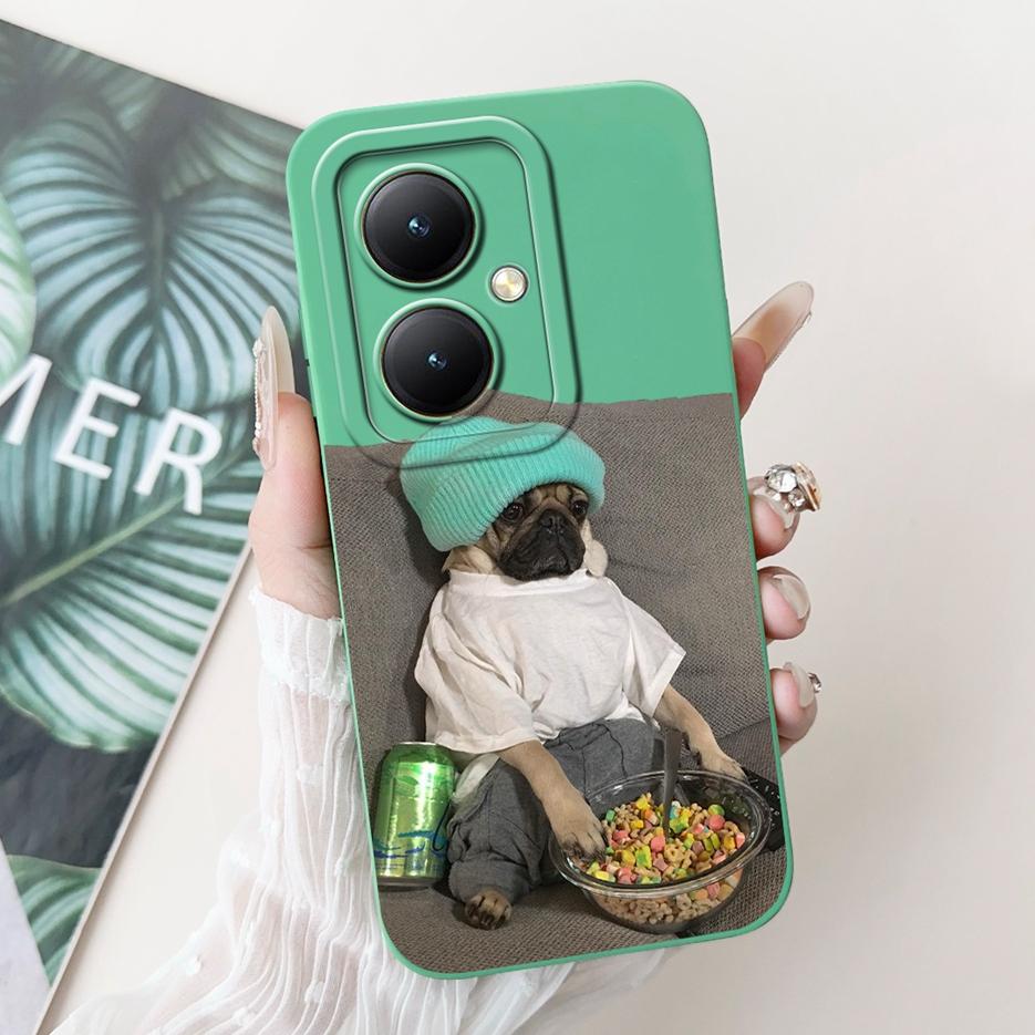 For Vivo Y27 4G Case V2249 Lovely Panda Cartoon Cover Shockproof Soft Silicone Phone Case For Vivo Y27s Y 27 S VivoY27 5G Bumper