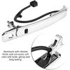 Car Door Handle, 80640-CA012 80645-CA000 Chrome Outside Exterior Door Handle Front Left with Wire and Sensing for Rogue 2010-2013