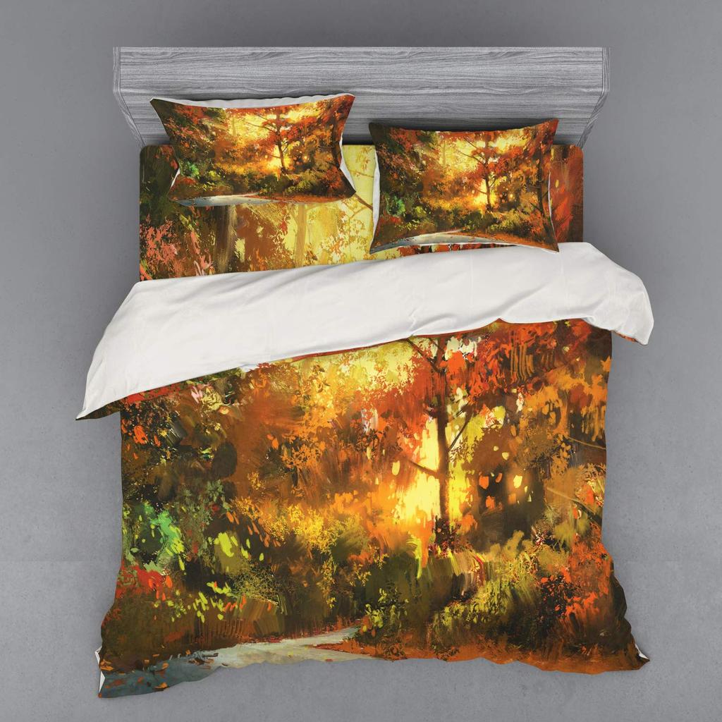 Pathway Duvet Cover Sets For Teens Adults Queen Quilt Covers Lightweight Down Bedroom Decor 2 Pillowcases 1 Duvet Cover No Quilt