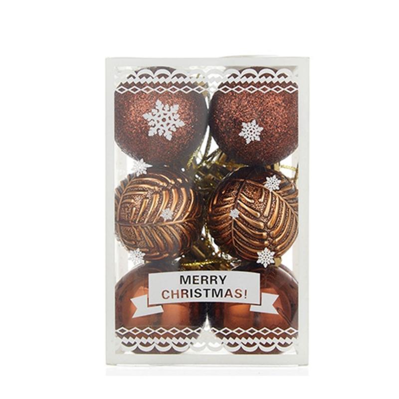 Christmas Ball Set Decorations, Pack of 12pcs Hanging Pendant Ornament for DIY Tree Ornament Home Decorating Supplies