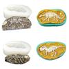 Stereoscopic Dinosaur Fossils Silica Gel Mold Make Scented Figure Candles Wax Table Ornament Soap Pendant Bachelor Party