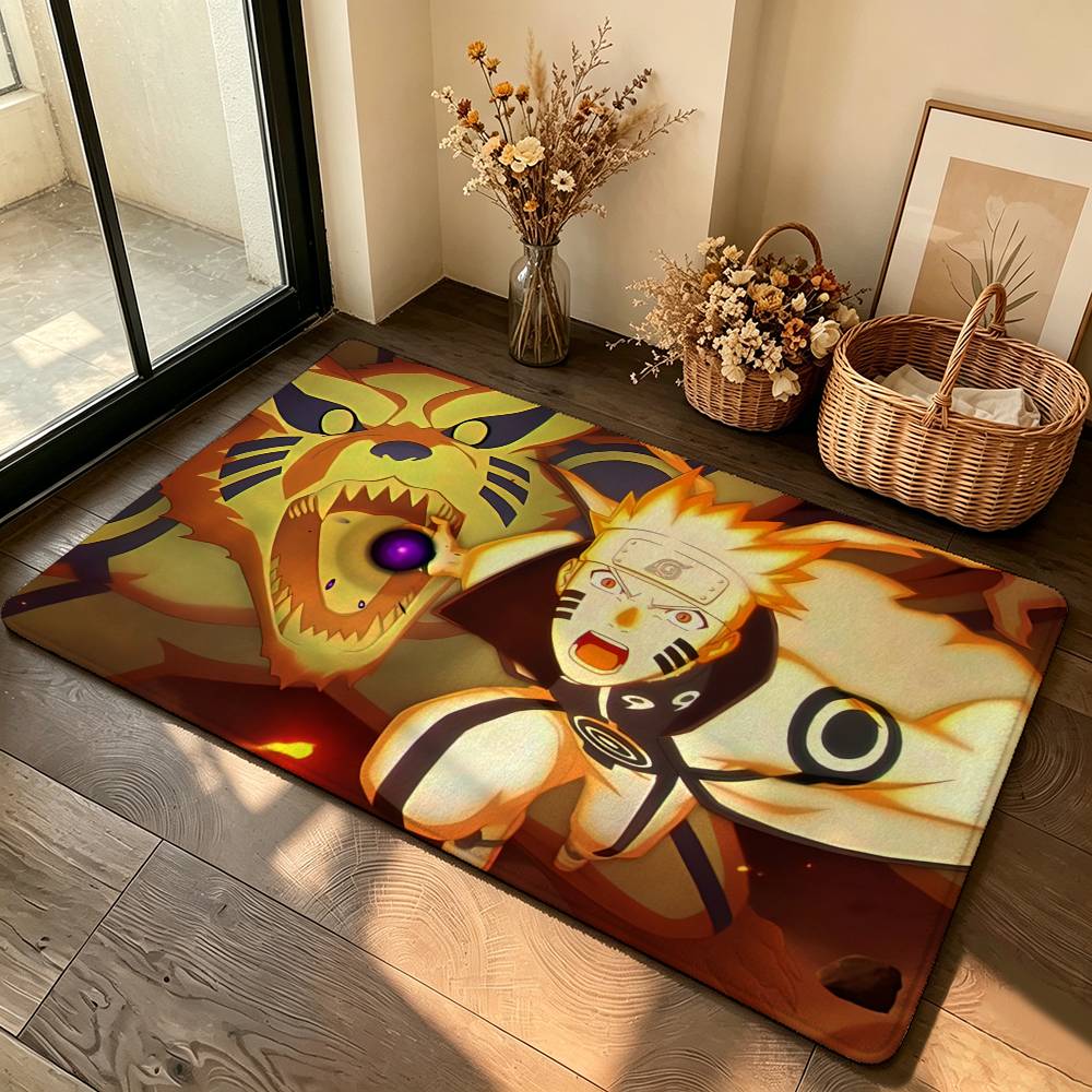 Classic Anme N-naruto-cool Carpet Bathroom Anti-slip Mat Door Mat Home Decoration Mat Entrance Door Mat Scratch-resistant Door