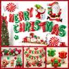 Christmas Balloon Large Happy Home Christmas School Cultural Decorations Set Decorations, Balloons, Ornaments, Christmas, Parties, Events, Entryways,