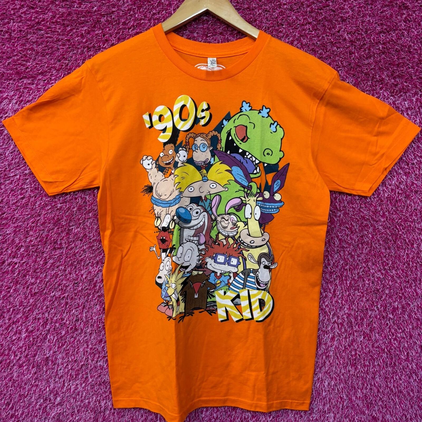 Футболка с коллажем Nickelodeon 90-х 4XL