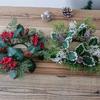 Kranz Kerzenhalter Kerzen Girlande Mittelstück Dekoration, Weihnachts Adventskranz Exquisite Künstliche Kerzenringe Kränze
