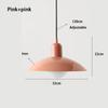 Mid-style Nordic Color Macron Cining Room Bedroom Lighting Chandelier Simple Modern Bauhaus Dining Table Chandelier Study Lamp