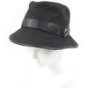 Great Hat GG Canvas Fedora Bucket Hat Black Polyester Mens 576587 Used