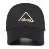 Autumn New Hat Men's Big Head Circumference Triangle Label Baseball Cap Fashionable Versatile Cap Women