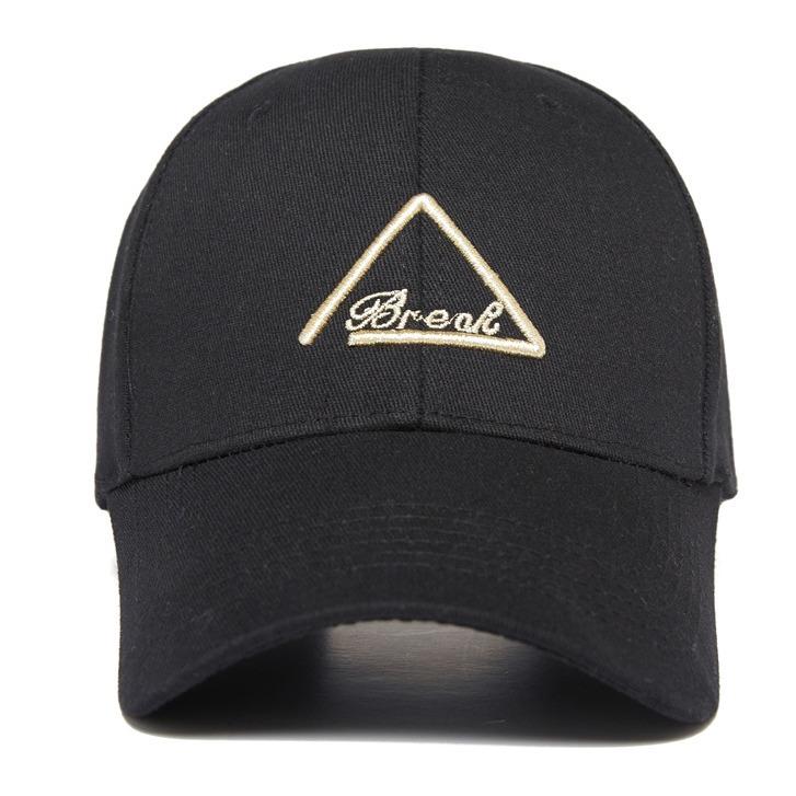 Autumn New Hat Men's Big Head Circumference Triangle Label Baseball Cap Fashionable Versatile Cap Women