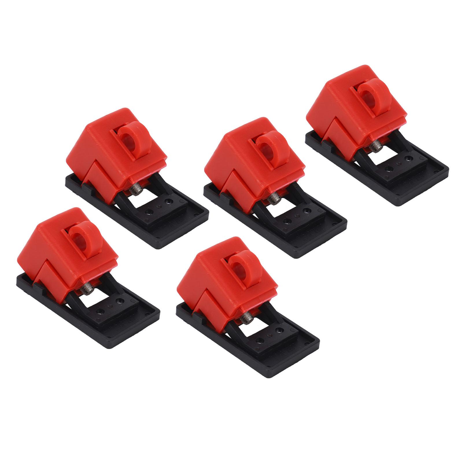 

5 шт. Пристрій блокування автоматичного вимикача Знімна планка Пластиковий затискач На електричний вимикач Замок BD