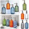 480ml Glass Sub-bottling Refillable Hand Sanitizer Body Wash Hand Pump Dispenser Stainless Steel Pump For Kitchen Home Bathroom