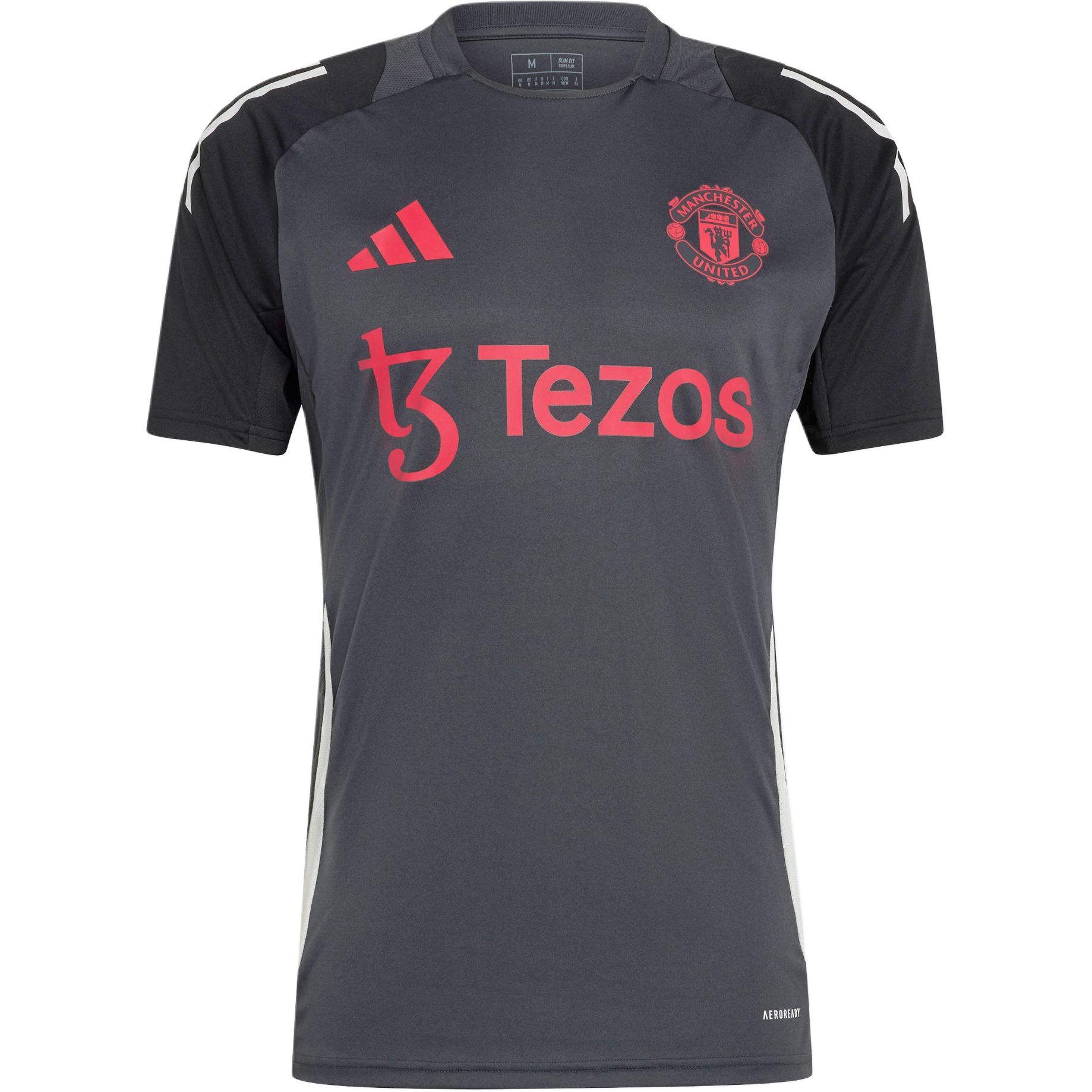 adidas Manchester United Tiro 24 Training Asia Sizing Grey Men s IS8086 XL