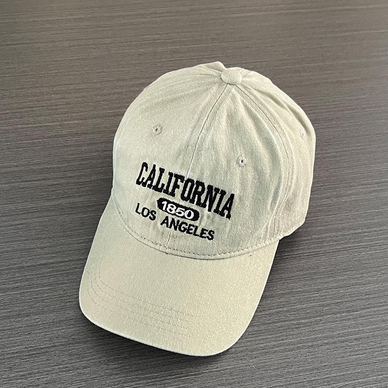 Unisex Retro Distressed Embroidered Baseball Cap for Large Heads - Outdoor Sports Sunshade