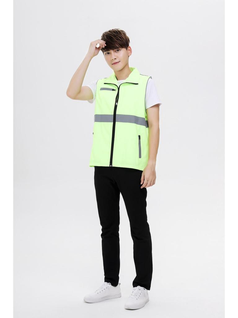 Custom Printed Reflective Volunteer Vest for Events and Construction Safety
