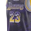 Nike X NBA Kollaboration Los Angeles Lakers Dri-Fit LeBron James 23 Swingman Select Series Bequemes Strick-Basketballtrikot Unisex-Trikot HJ4066-504