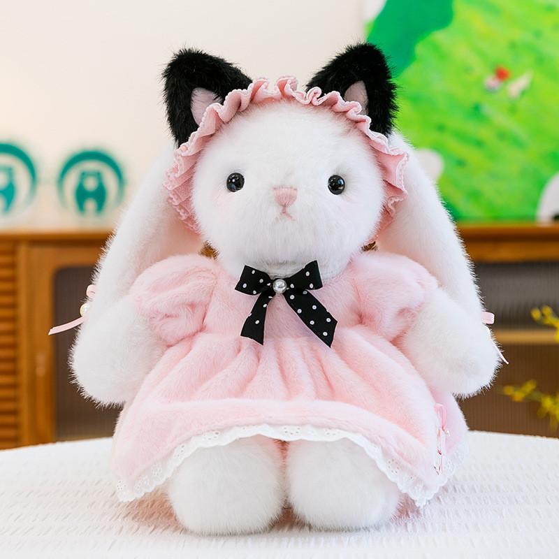 Princess Dress Bunny Plush Toy For Girls Bedtime Decor And Gift Idea