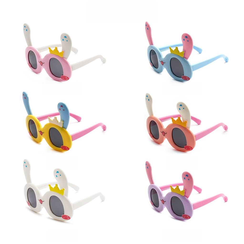 Childrens Cartoon Silicone Sunglasses With Uv400 Protection For Outdoor Play And Parties