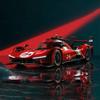 In Stock Bburago 1:18 Le Mans 24h Ferrari 499p No.24 No.50 Bo.51 Coated Simulation Alloy Miniature Model Custom Kid Toy Gift