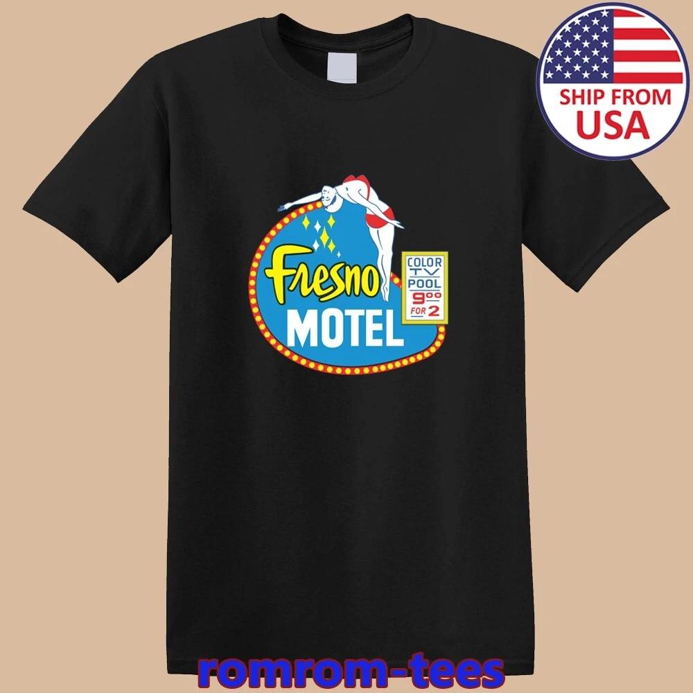 Fresno Motel Retro Hotel Black Size S-5XL M