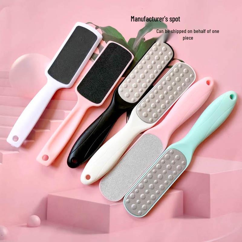 Double-sided Pumice Foot File and Callus Remover with Brush