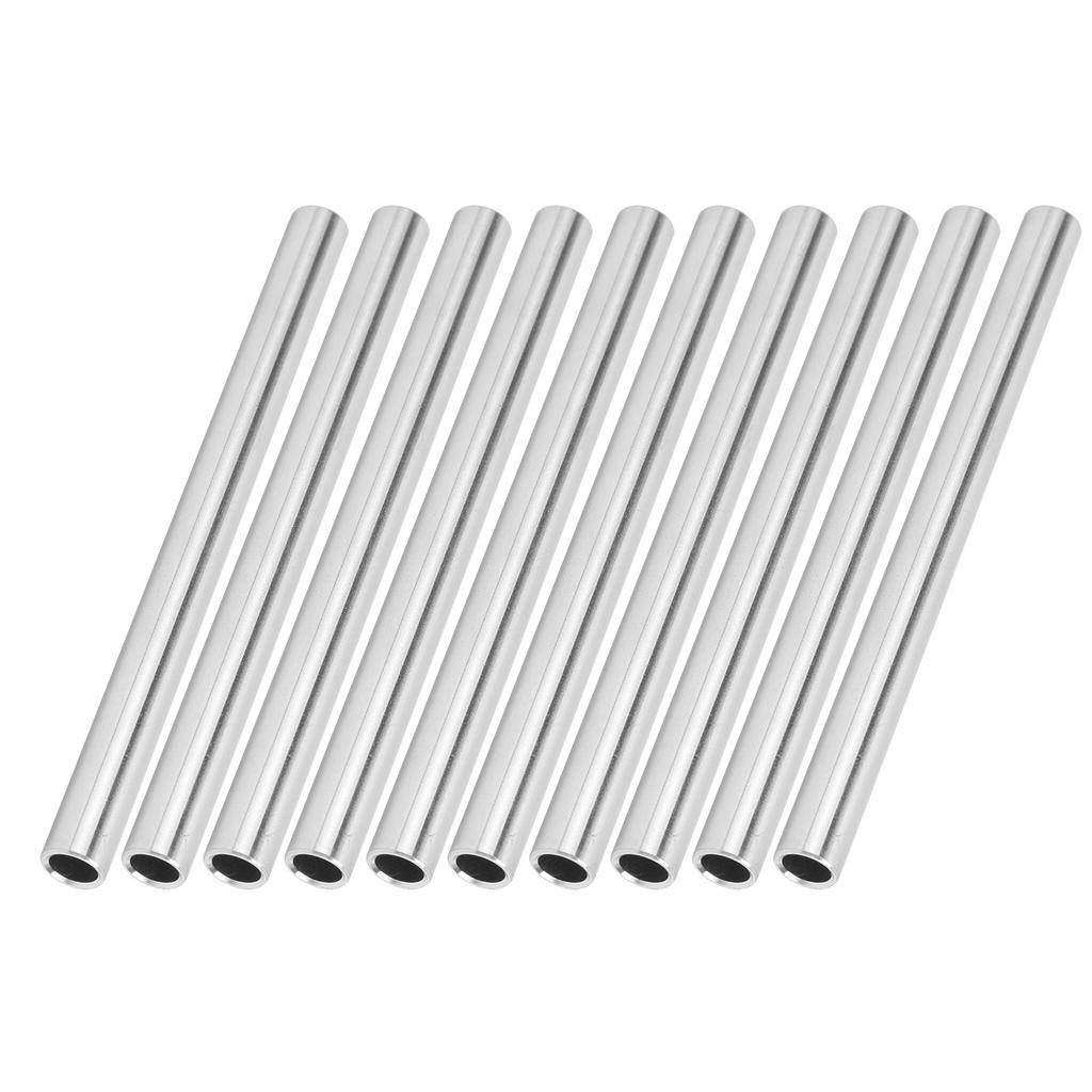 10 Pièces Tube en Aluminium Tube Sans Soudure Tube Droit 8x6mm Longueur 3.9in Accessoire 6100‑0608‑0100