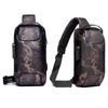 WEIXIER 9530 Men Oxford Cloth Chest Bag Anti-theft Crossbody Bag Sports Backpack Camouflage