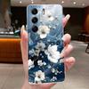 Phone Case For Tecno Camon 40 Pro Casing CM5 CM6 CM7 Clear Luxury Butterfly Flower Soft TPU Cover For Camon 40 40Pro 4G 5G Case