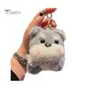 Birthday Gift Keychain Plush Puppy Soft Cartoon Dog Bag Charm Car Key Handbag Pendant Kids Adults Holiday Decoration