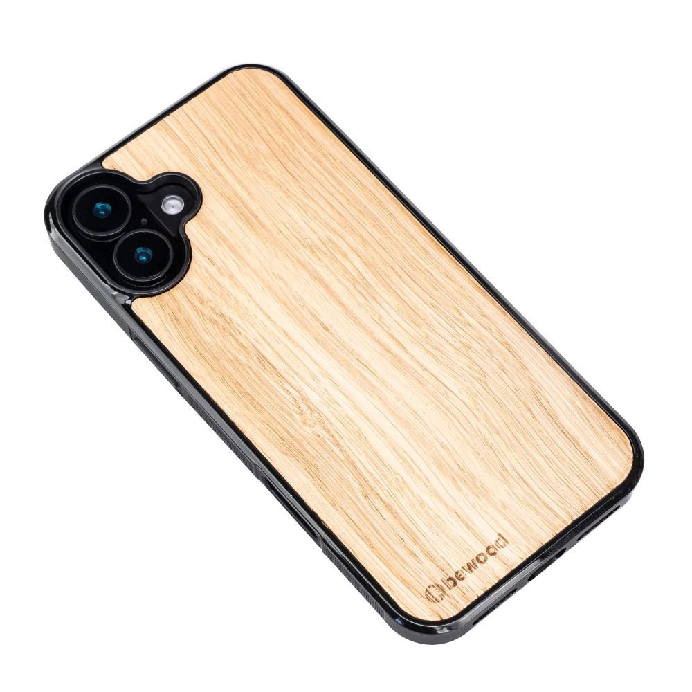 Bewood Wooden Case for iPhone 16 Plus OAK