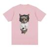 Funny Kendrick Lamar Kitty Cat Enthusiast T-shirt Women's Fashion Short Sleeve Tshirt Casual Oversized