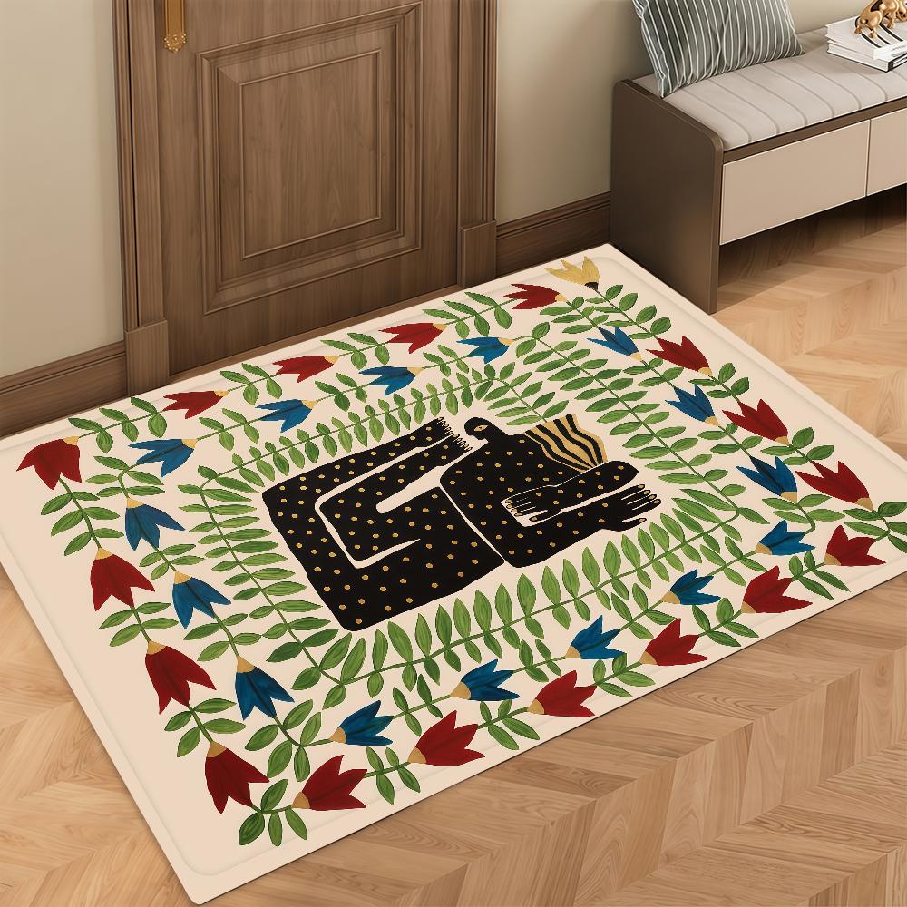 Door Animal Mat Bedside J-Joao Entrance Bath Floor Decoration Corridor Door Mat Carpet Incerti Art Living Room Balcony