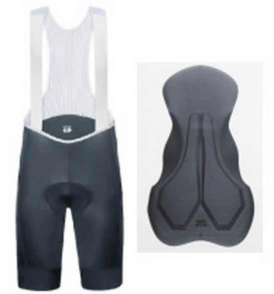 Breathable Non-Slip Cycling Bib Shorts with Double Arrow Seat Pad