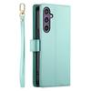 Lanyard 9 Cards Zipper Wallet Leather Case for Samsung Galaxy S26 Edge S25 A06 A16 A26 A36 A56 A27 A07 A17 A37 A57 Purse Cover