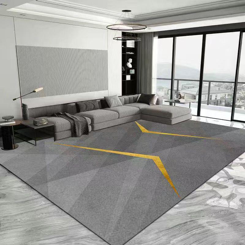 Modern Dirt-Resistant, Easy-Care Crystal Velvet Carpet for Living Room – Wear-Resistant & Non-Slip Design