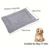 1Pc Pet Kennel Bed Pad For Large,Medium And Small Dogs,Soft Washable Reversible Dog Crate Bed Dog Mattress Dual-Use Pet Pad