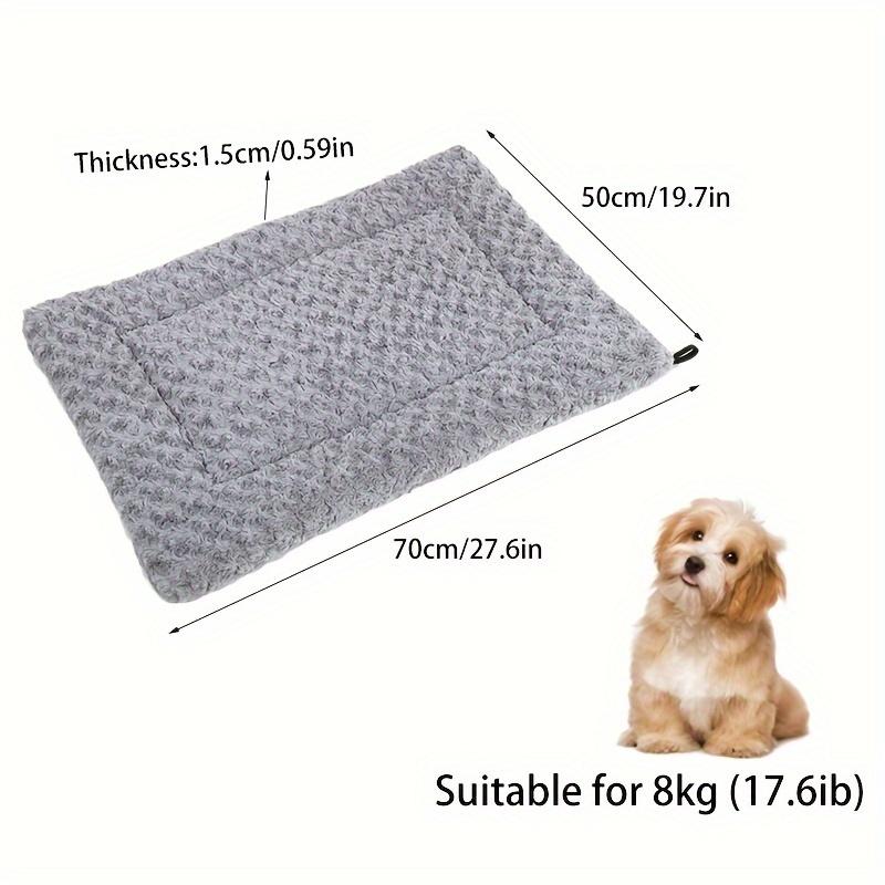 1Pc Pet Kennel Bed Pad For Large,Medium And Small Dogs,Soft Washable Reversible Dog Crate Bed Dog Mattress Dual-Use Pet Pad