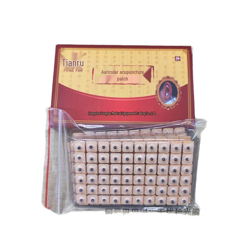 Date Acupressure Ear Stickers - 600 Stickers/Box, 60 Seeds per Sheet, Ear Massage Acupoint Stickers