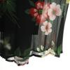 AMERI UNDRESSED Floral Long length Siwon Pleated skirt Black Women Used