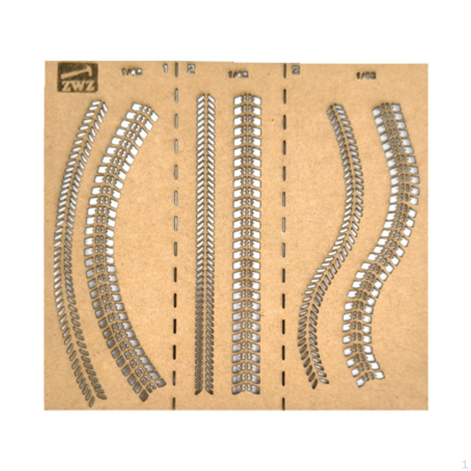 

Аэрограф Трафарет Краска-спрей Праздничный Декор Ремесло DIY Следы шин Художественный Дизайн Шаблон Граффити Tire Pattern