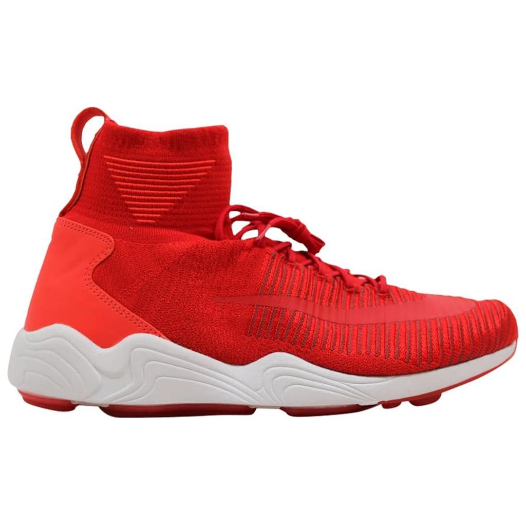 Nike Zoom Air Mercurial XI Flyknit University Red Unisex Sneakers University-Red-Dark-Grey 844626-600