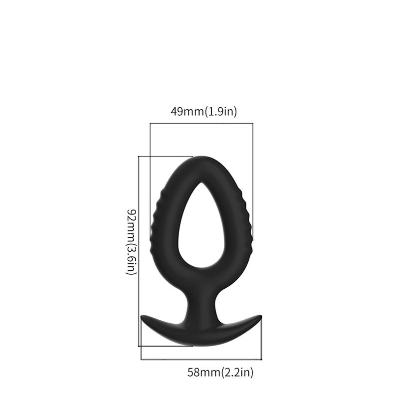 3-Size Soft Silicone Anal Plug Set – Ergonomic Stimulator & Dilator for Women, Posterior Pleasure Massager