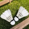 12pcs Feather Badminton Shuttlecocks Great Stability High Speed Badminton Birdies Balls for Sports Training Indoor Outdoor Game