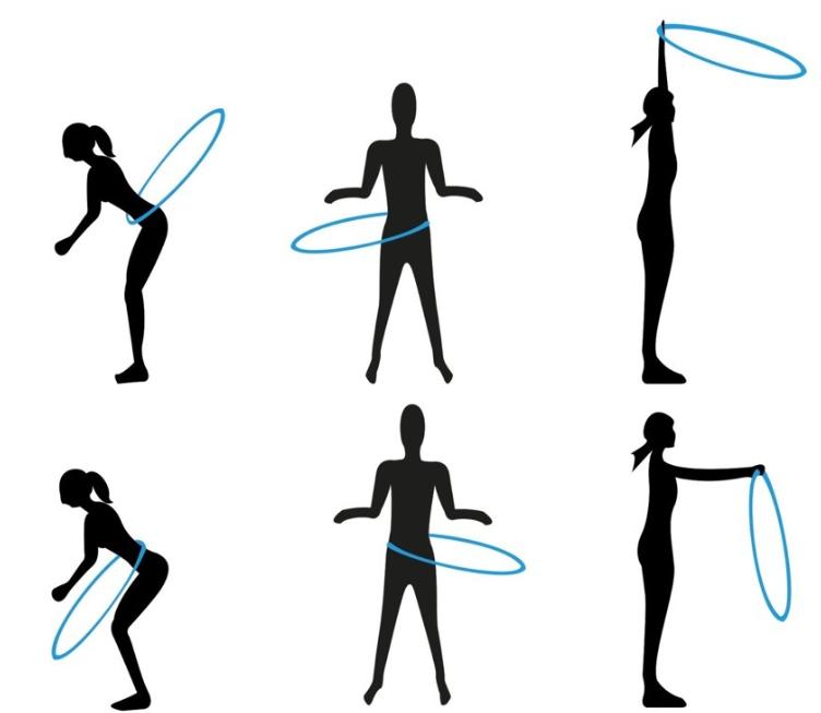 Hula Hoop Odchudzające Z Masażerem I Wypustkami Ciężkie Duże Składane