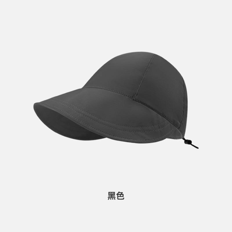

Spring and summer sunshade cap, summer sunshade hat, sunscreen, UV protection, small empty top, big head circumference, fisherman s duck tongue Adjustable