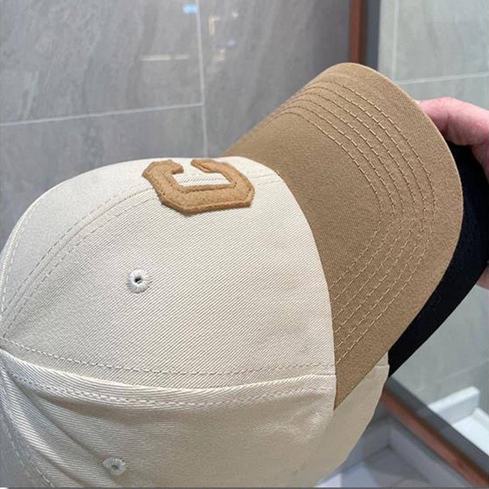 Color Block Hat Letter C Cap Baseball Cap Adjustable Adjustable Baseball Hat For Spring And Autumn Outdoor Activities