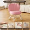 Children's Rotating Stool with Backrest and Silent Wheels